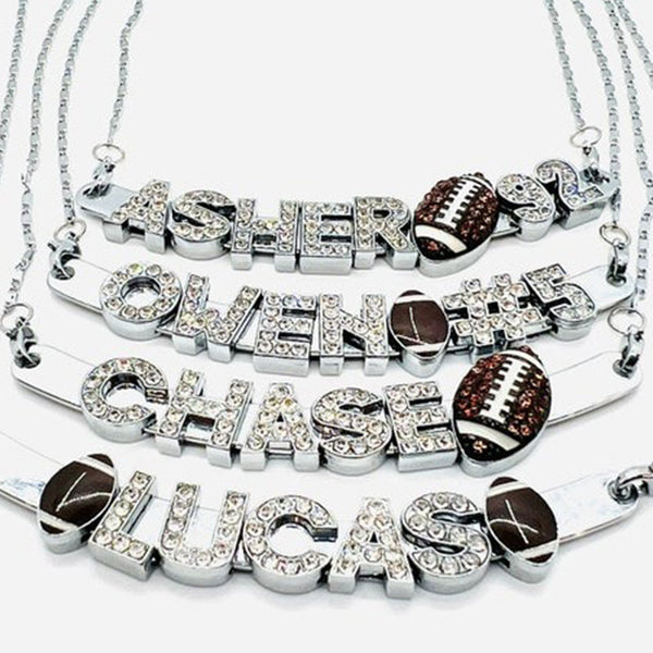 Football Mom Necklace Football Necklace Football Jewelry Football Gifts