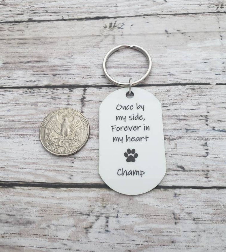 Memorial Keychain, Loss of Loved One Keychain, Those We Love Don't Go Away