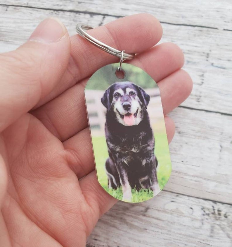 Double Sided Keychain, Custom Photo Keychain, Personalized Picture Keepsake