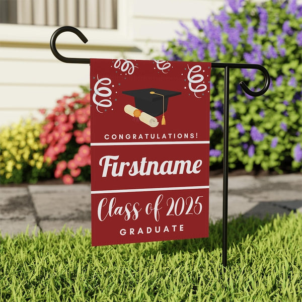 Custom Graduation Flag, Graduate Yard Sign, College Grad Flag