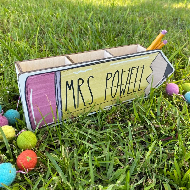 Teacher Gift - Personalized Teacher Pencil Holder