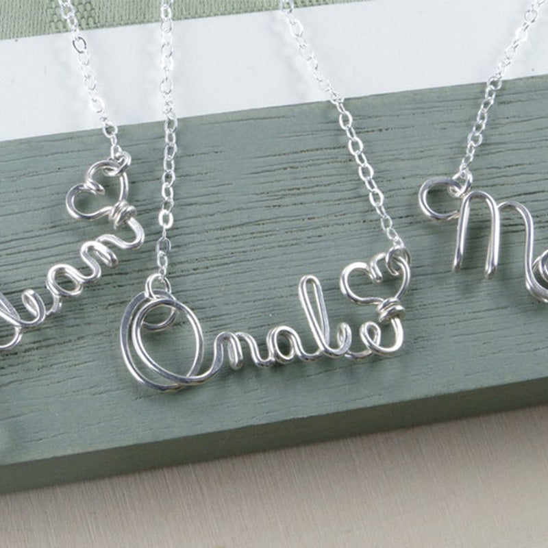 Name Necklace, Valentines Necklace, Custom Necklace, Personalized Name Necklace