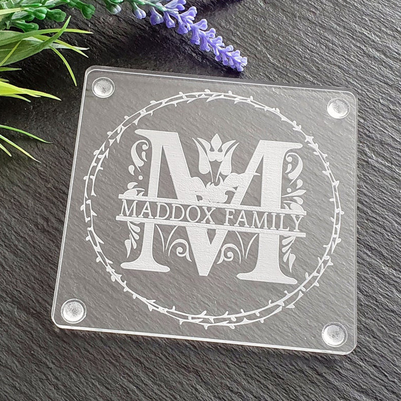 Personalised Coaster - Gift for Couples Gift for Her Gift for Him Wedding Favors