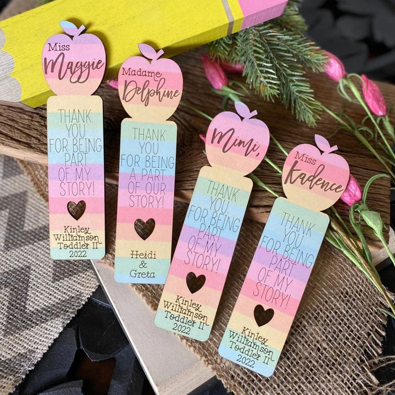 Teacher Bookmark, Teacher Appreciation Gift