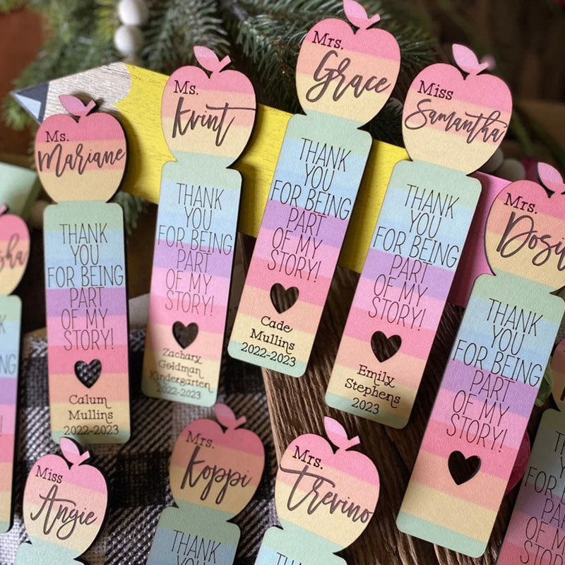 Teacher Bookmark, Teacher Appreciation Gift