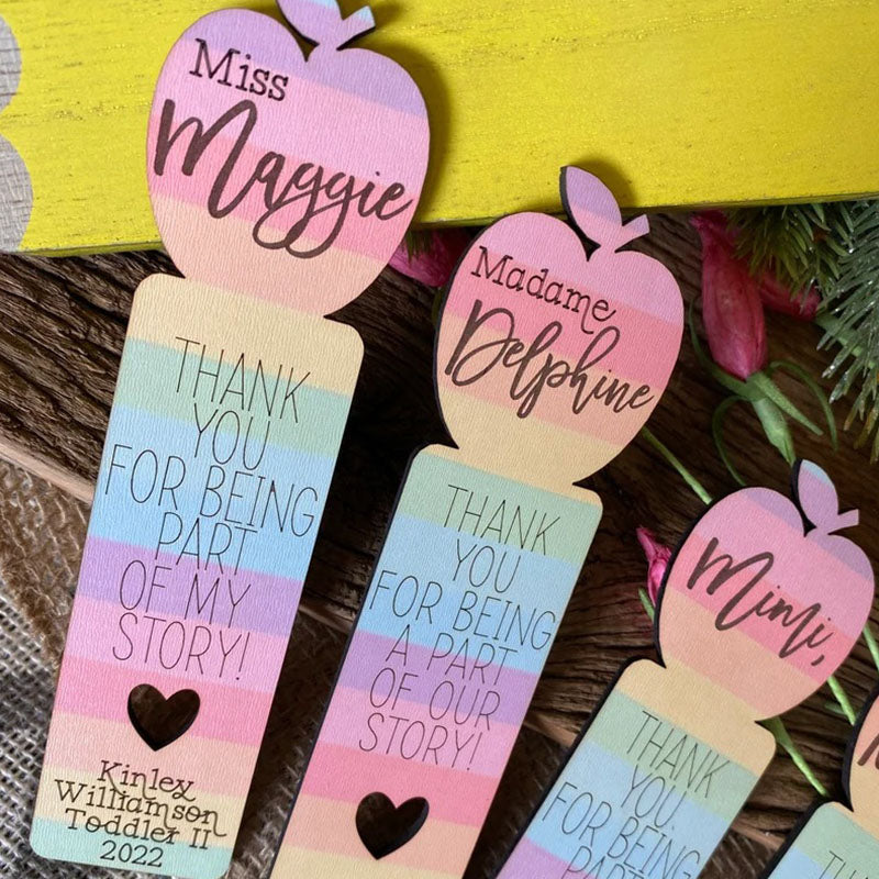 Teacher Bookmark, Teacher Appreciation Gift