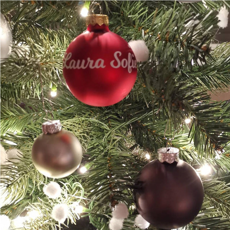 Custom Decals For Christmas Ornaments, Xmas, Custom Personalized Ornaments