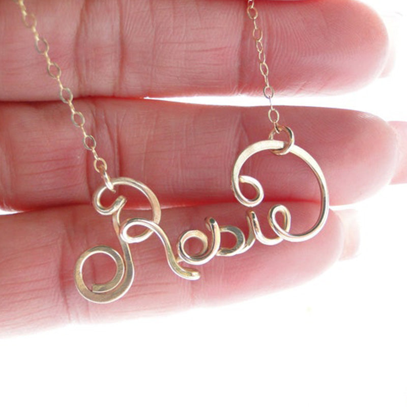 Name Necklace, Valentines Necklace, Custom Necklace, Personalized Name Necklace