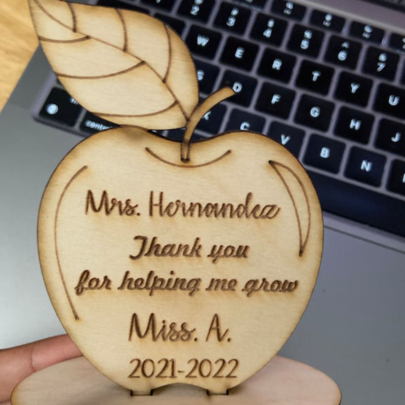 Teacher Thank You, Wooden Apple Desk Gifts, Teacher Thank You, Personalized Teacher Gifts