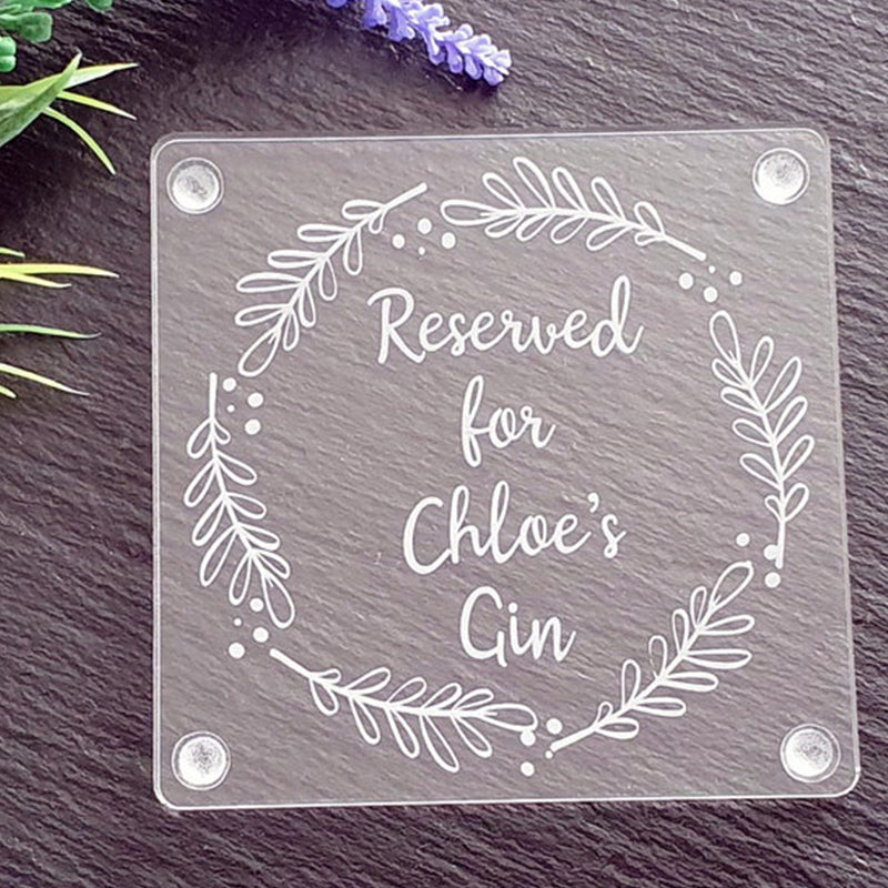 Personalised Coaster - Gift for Couples Gift for Her Gift for Him Wedding Favors