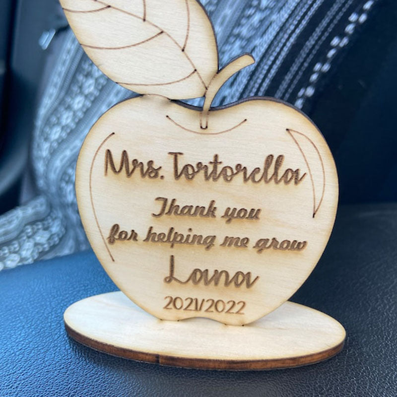 Teacher Thank You, Wooden Apple Desk Gifts, Teacher Thank You, Personalized Teacher Gifts