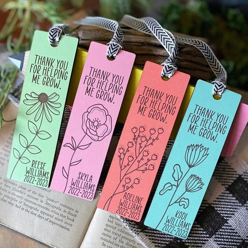 Teacher Gift, Gift for Teachers, Personalized Bookmark