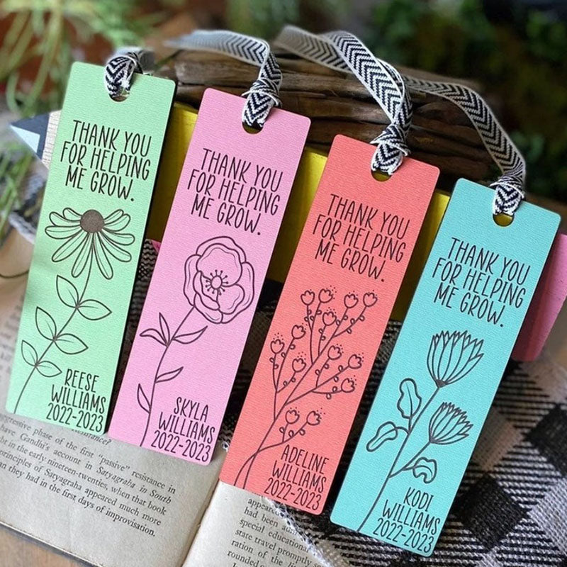 Teacher Gift, Gift for Teachers, Personalized Bookmark