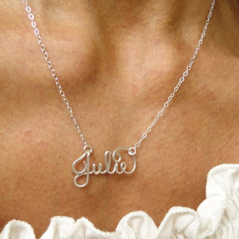 Name Necklace, Valentines Necklace, Custom Necklace, Personalized Name Necklace