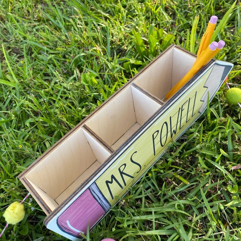 Teacher Gift - Personalized Teacher Pencil Holder