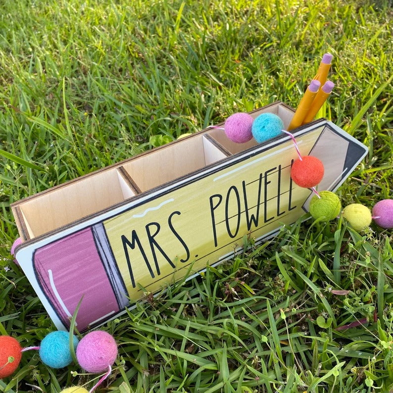 Teacher Gift - Personalized Teacher Pencil Holder